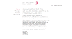 Desktop Screenshot of naturheilpraxis-ninja-weber.de